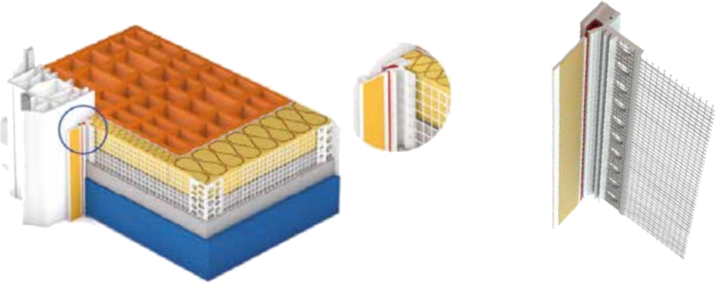 DT Profilo Finestra 3D con rete